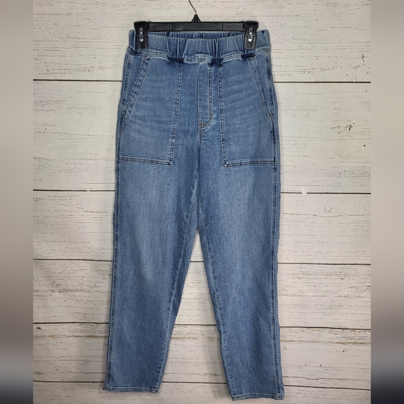 Madewell Pullon Pant in Lisford Wash - Picture 3 of 9